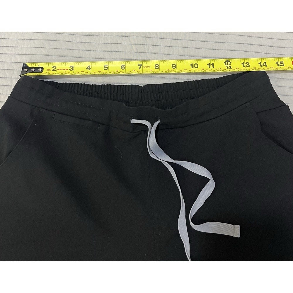 FIGS Technical Collection Black Zip Pocket Scrub Pants Womens Size Small - Picture 6 of 9